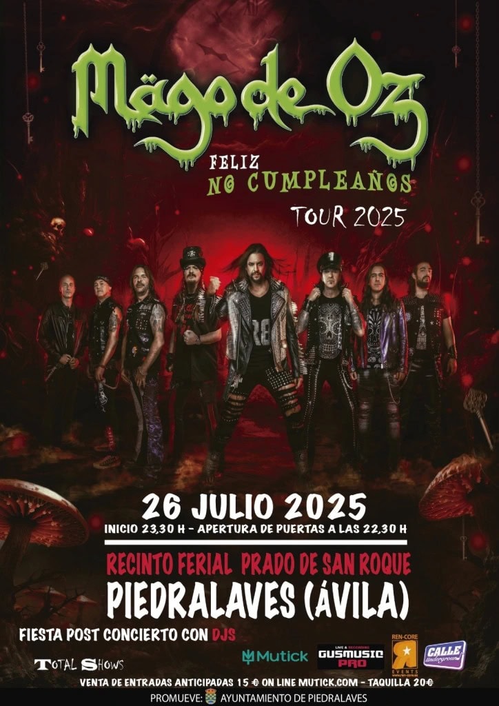 Mägo de Oz – Gira “Feliz No Cumpleaños” 2025