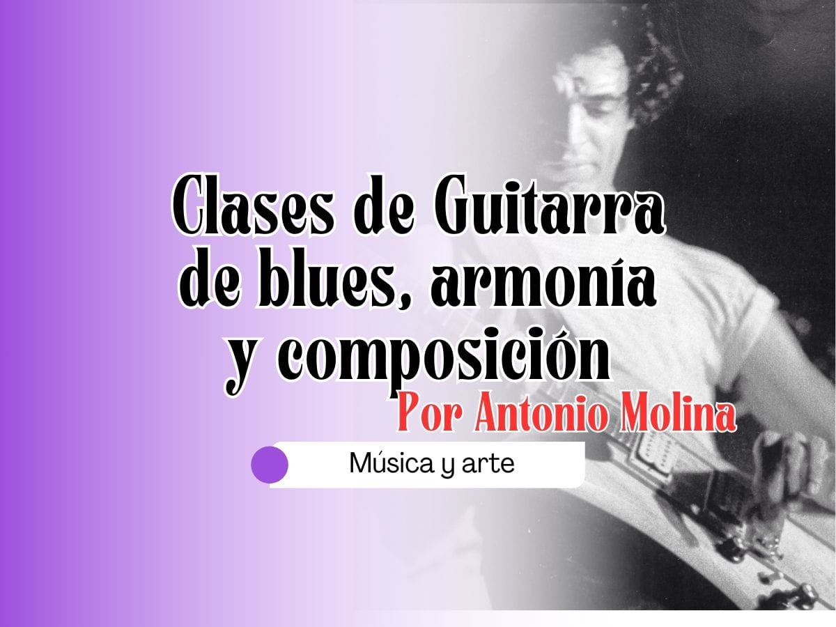 Clases de guitarra de blues, armonía y composición