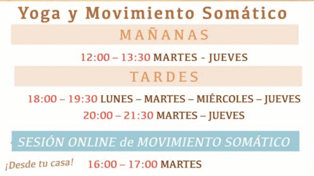 HORARIOS – Vinca Mérida